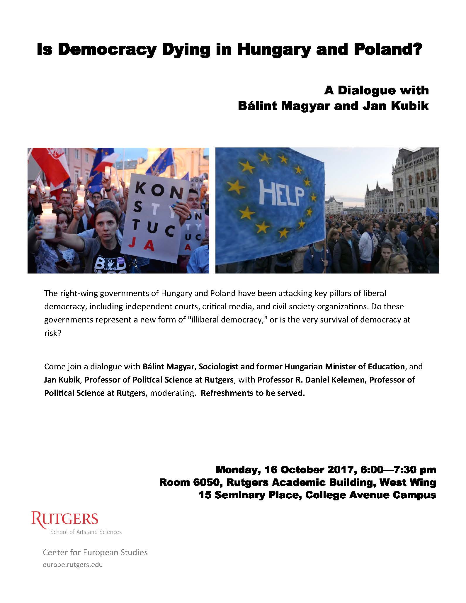 Is Democracy Dying in Hungary and Poland 10-16-17