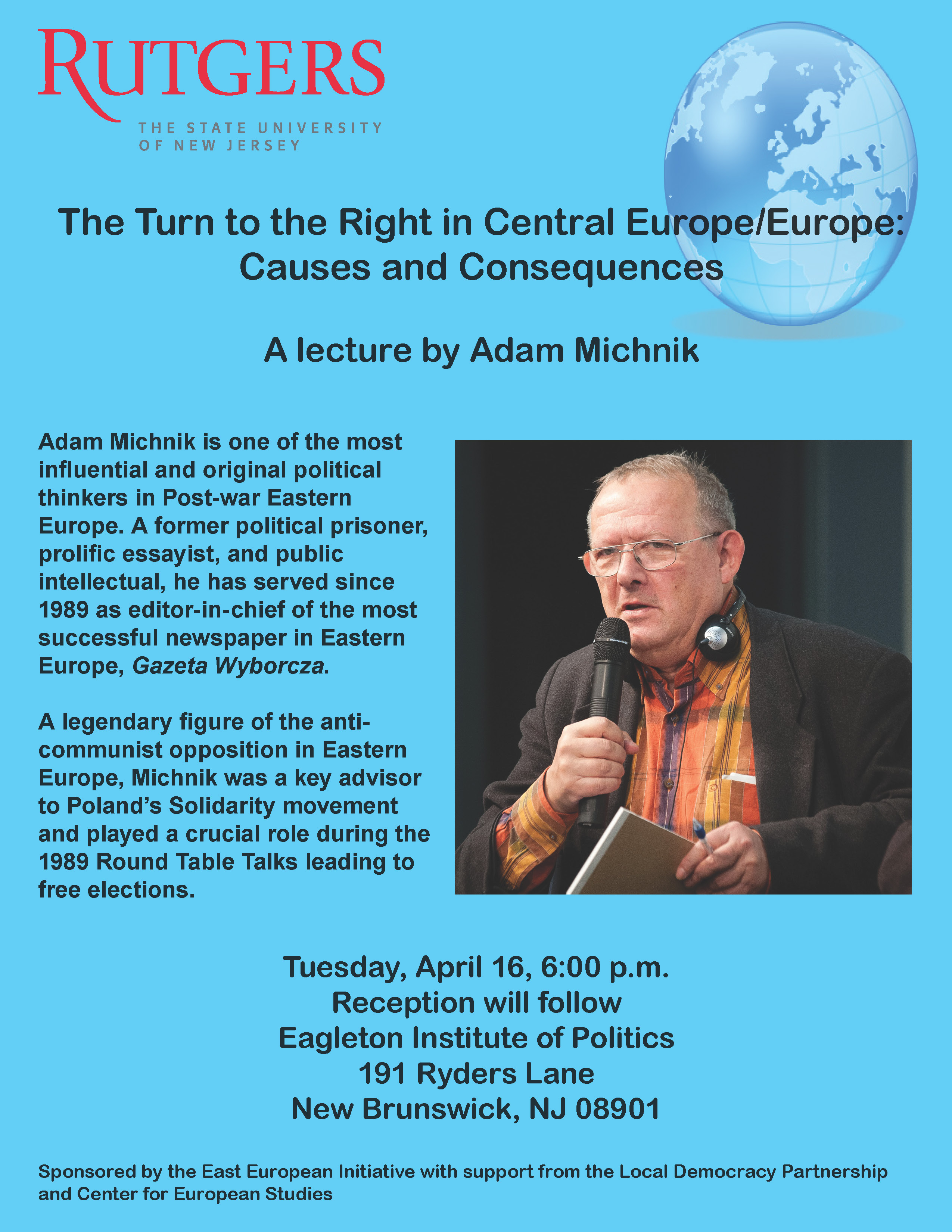 Adam Michnik announcement